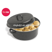 Korea hot sale enamel roasting pan with grill